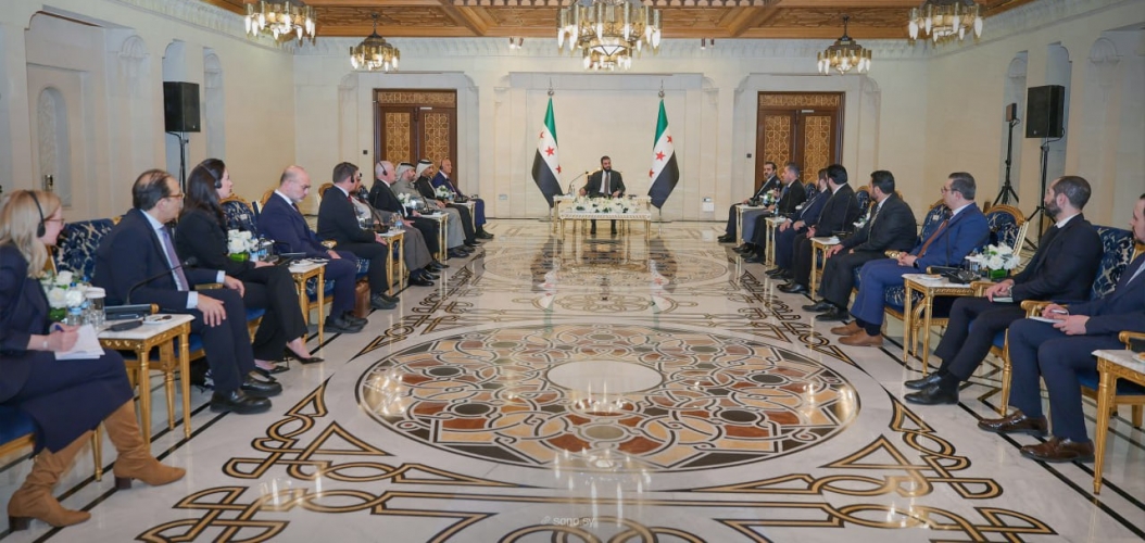 جلسة للرئيس الشرع مع ممثلي شركات دولية حول الحقل البحري الأول بسوريا