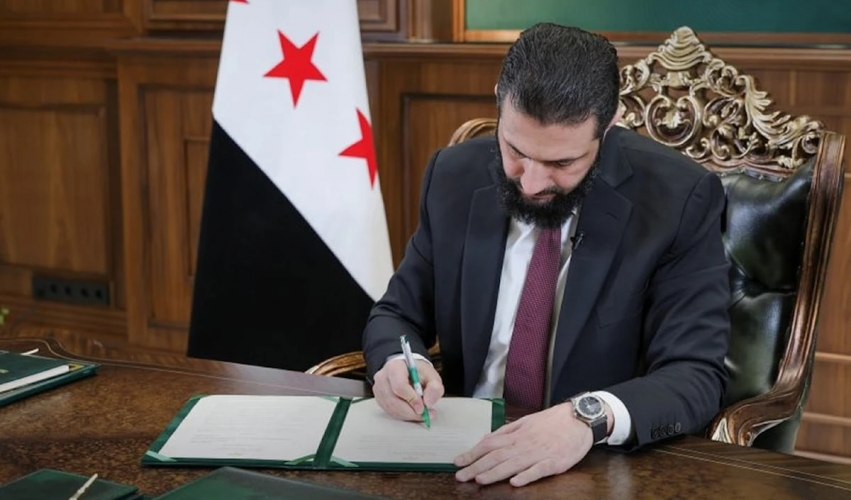 الشرع يعيّن مبعوثاً رئاسياً لتنفيذ الاتفاق مع 