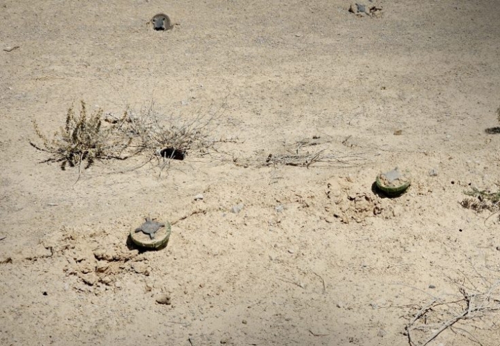 وفاة طفل وإصابة أربعة أشخاص جراء انفجار لغم في بادية السخنة بريف حمص