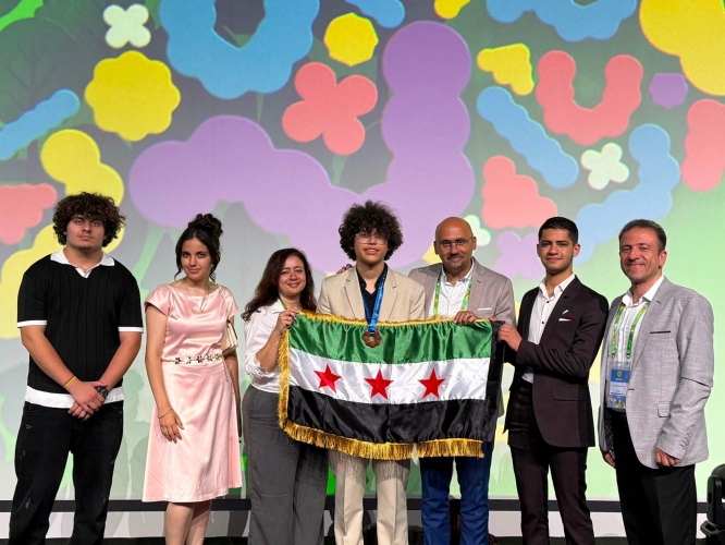 سوريا تحرز ميدالية برونزية في أولمبياد الأحياء الدولي 2026 الذي تستضيفه ليتوانيا