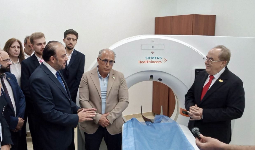 وضع جهاز طبقي محوري بالخدمة وافتتاح أول مركز لأمراض النوم في سوريا بمشفى ‏المواساة