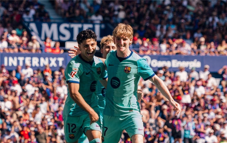 برشلونة يهزم ليفانتي ومان سيتي يتغلب على مانشستر يونايتد ونابولي يقتنص فوزاً من بولونيا