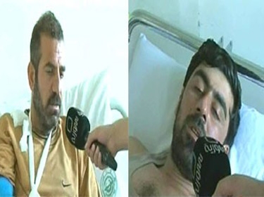 رواية جرحى من حفظ النظام لاعتداء مجموعة إرهابية مسلحة عليهم في دوما  