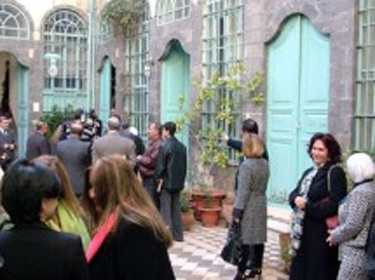 افتتاح دار عدنان مردم بيك للآداب والفنون في دمشق القديمة