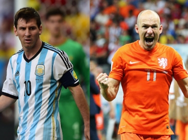 المربع الذهبي يفرض مقارنة بين روبن وميسي بالمونديال