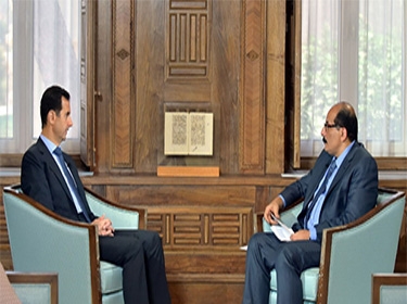 President al-Assad: Terrorists are the true tool of the Israeli aggression, and confronting Israel requires confronting its tools first