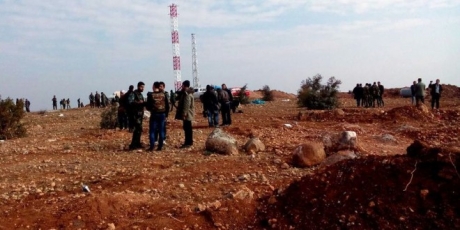 Media delegation visits western countryside of Aleppo