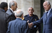 جلسة محادثات ثانية لوفد سورية مع دي ميستورا في مقر الأمم المتحدة بجنيف 