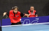 حلا حمامة/ تضيف ذهبية جديدة لسورية ببطولة غرب آسيا لكرة الطاولة