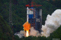 الصين تطلق قمراً اصطناعياً جديداً للاستشعار عن بعد