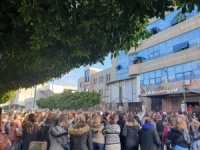 احتجاج موظفو القطاع الصحي في طرطوس  بسبب فصلهم بشكل مفاجئ