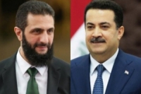 الشرع والسوداني يؤكدان عمق العلاقات الثنائية بين سوريا والعراق وأهمية التعاون المشترك