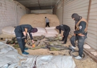 قوات الأمن العام تضبط مستودعاً للصواريخ بين درعا وعتمان