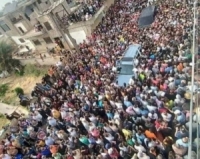 بعد إساءات طائفية وتهديد بالذبح.. اعتصامين لأبناء “الطائفة المرشدية” بريف حمص الغربي